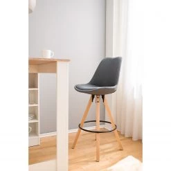 Mørteens Chaises de bar Aledas II - Gris - Lot de 2 12 Mørteens Chaises de bar Aledas II - Gris - Lot de 2 -Meubles de salle à manger Soldes Magasin 1000138429 210323 15111700153 DETAILS P000000001000138429