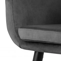 Mørteens Chaises de bar Nicholas III - Velours / Chêne massif - Noir - Gris foncé - Lot de 2 18 Mørteens Chaises de bar Nicholas III - Velours / Chêne massif - Noir - Gris foncé - Lot de 2 -Meubles de salle à manger Soldes Magasin 1000138436 181119 16065765 GALLERYIMAGES P000000001000138436