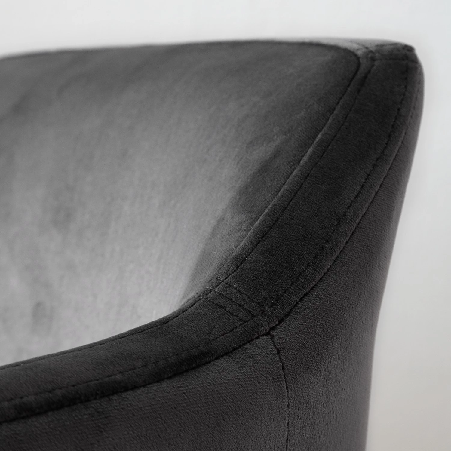 Mørteens Chaises de bar Nicholas III - Velours / Chêne massif - Noir - Gris foncé - Lot de 2 11 Mørteens Chaises de bar Nicholas III - Velours / Chêne massif - Noir - Gris foncé - Lot de 2 – Image 11