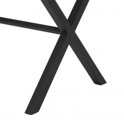 Mooved Table Conway - Métal - Noir - Imitation chêne sauvage -Meubles de salle à manger Soldes Magasin 1000139274 181108 104441165 GALLERYIMAGES P000000001000139274