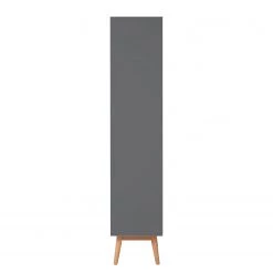 Mørteens Armoire vitrine Lindholm - Partiellement en chêne massif - Gris -Meubles de salle à manger Soldes Magasin 1000139428 190116 09553600028 GALLERYIMAGES P000000001000139428