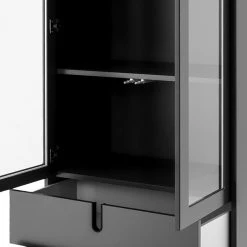 Tenzo Grande vitrine Uno - Gris foncé 20 Tenzo Grande vitrine Uno - Gris foncé -Meubles de salle à manger Soldes Magasin 1000143937 200527 07432500821 DETAILS P000000001000143937