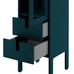 Tenzo Vitrine Uno - Bleu pétrole -Meubles de salle à manger Soldes Magasin 1000143944 200527 07433800852 DETAILS P000000001000143944