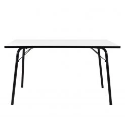 Tenzo Table Dine - Métal - Blanc - 140 x 80 cm -Meubles de salle à manger Soldes Magasin 1000144188 181116 14400035 GALLERYIMAGES P000000001000144188