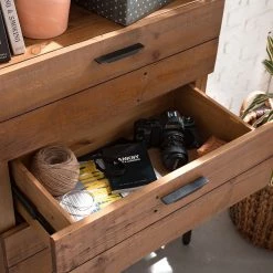 Ars manufacti Étagère Grasby - Pin massif / Métal - Pin / Noir -Meubles de salle à manger Soldes Magasin 1000147149 190730 14584800009 DETAILS P000000001000147149