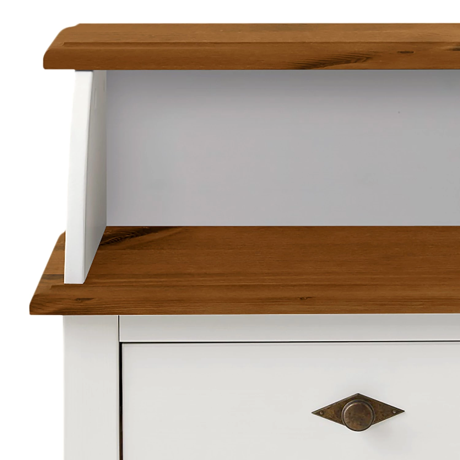 Maison Belfort Console Bergen II - Pin massif - Pin blanc / Pin Bernstein 3 Maison Belfort Console Bergen II - Pin massif - Pin blanc / Pin Bernstein – Image 3