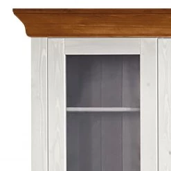 Maison Belfort Vitrine Bergen I - Pin massif - Pin blanc / Pin Bernstein -Meubles de salle à manger Soldes Magasin 1000147263 211122 08324502507 DETAILS P000000001000147263