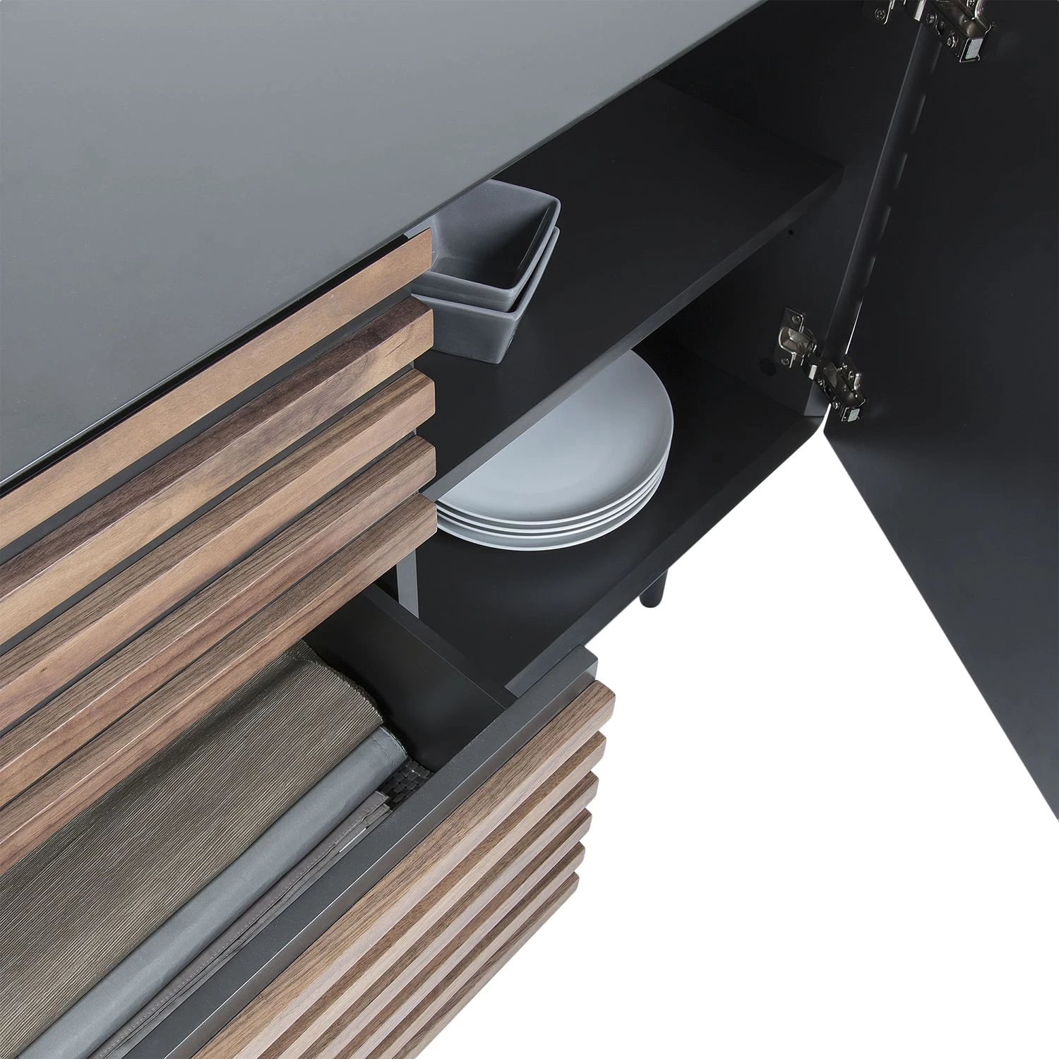 Norrwood Enfilade Kipra - Noyer contreplaqué - Graphite 4 Norrwood Enfilade Kipra - Noyer contreplaqué - Graphite – Image 4