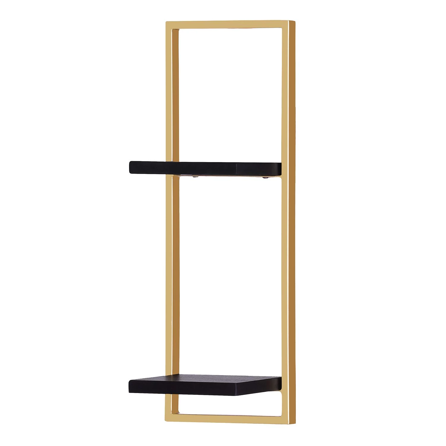 Jack & Alice Étagère Harbin III - Acacia massif - Acacia noir / Doré 1 Jack & Alice Étagère Harbin III - Acacia massif - Acacia noir / Doré