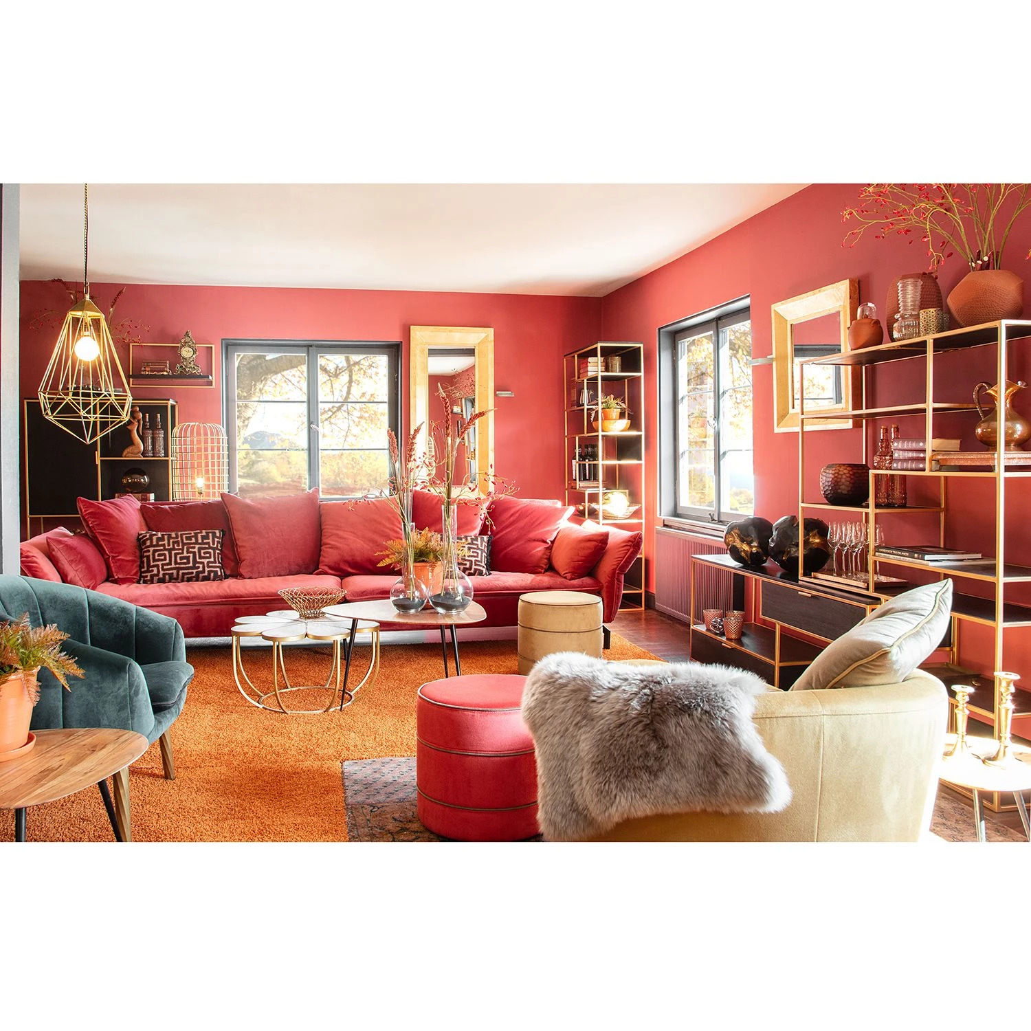 Jack & Alice Étagère Harbin - Acacia massif - Acacia noir / Doré 3 Jack & Alice Étagère Harbin - Acacia massif - Acacia noir / Doré – Image 3