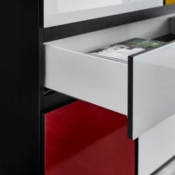 Germania Buffet Ideeus - Noir / Multicolore -Meubles de salle à manger Soldes Magasin 1000150554 181213 15491600024 GALLERYIMAGES P000000001000150554