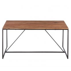 Ars manufacti Table Woodson - Acacia massif / Fer - Acacia Marron clair - Largeur : 180 cm -Meubles de salle à manger Soldes Magasin 1000152213 190307 10204300012 GALLERYIMAGES P000000001000152213