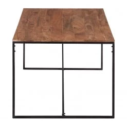 Ars manufacti Table Woodson - Acacia massif / Fer - Acacia Marron clair - Largeur : 180 cm -Meubles de salle à manger Soldes Magasin 1000152213 190307 10204300013 GALLERYIMAGES P000000001000152213