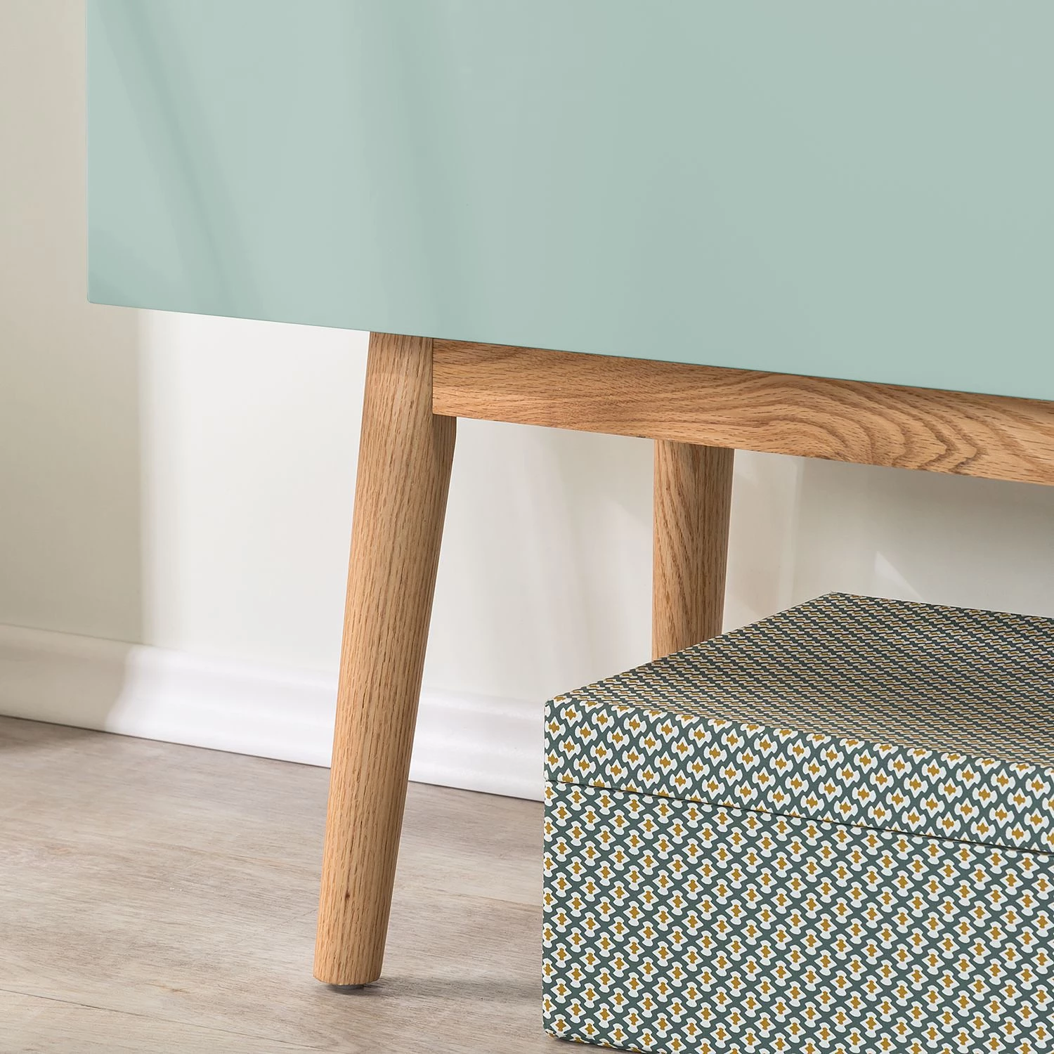 Mørteens Buffet Lindholm III - Partiellement en chêne massif - Vert menthe 12 Mørteens Buffet Lindholm III - Partiellement en chêne massif - Vert menthe – Image 12