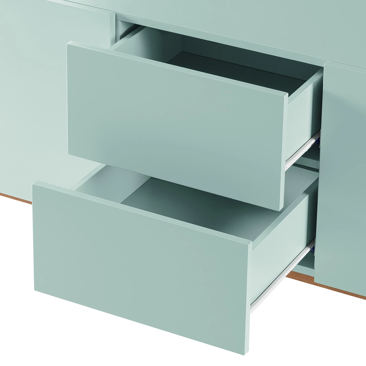 Mørteens Buffet Lindholm III - Partiellement en chêne massif - Vert menthe 14 Mørteens Buffet Lindholm III - Partiellement en chêne massif - Vert menthe – Image 14