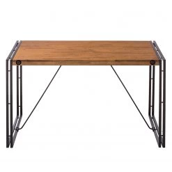 Ars manufacti Table Manchester II - Acacia massif / Métal - Acacia / Anthracite - 160 x 90 cm -Meubles de salle à manger Soldes Magasin 1000159506 190226 06305400013 GALLERYIMAGES P000000001000159506