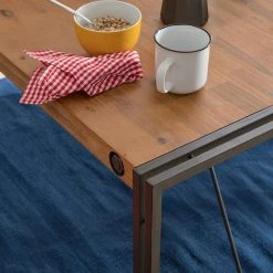 Ars manufacti Table Manchester II - Acacia massif / Métal - Acacia / Anthracite - 160 x 90 cm -Meubles de salle à manger Soldes Magasin 1000159506 190226 06305500018 GALLERYIMAGES P000000001000159506