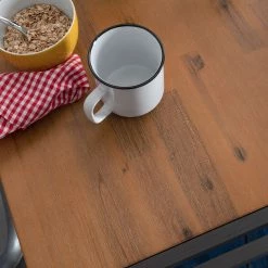 Ars manufacti Table Manchester II - Acacia massif / Métal - Acacia / Anthracite - 160 x 90 cm -Meubles de salle à manger Soldes Magasin 1000159506 190226 06305500020 GALLERYIMAGES P000000001000159506