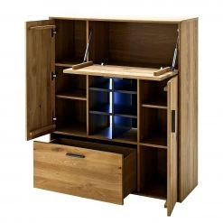 Naturoo Buffet haut Kiah II - Chêne à nœuds massif -Meubles de salle à manger Soldes Magasin 1000160255 200811 14170701862 DETAILS P000000001000160255