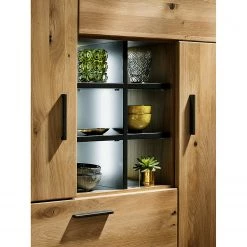 Naturoo Buffet haut Kiah II - Chêne à nœuds massif -Meubles de salle à manger Soldes Magasin 1000160255 200811 14170901864 DETAILS P000000001000160255