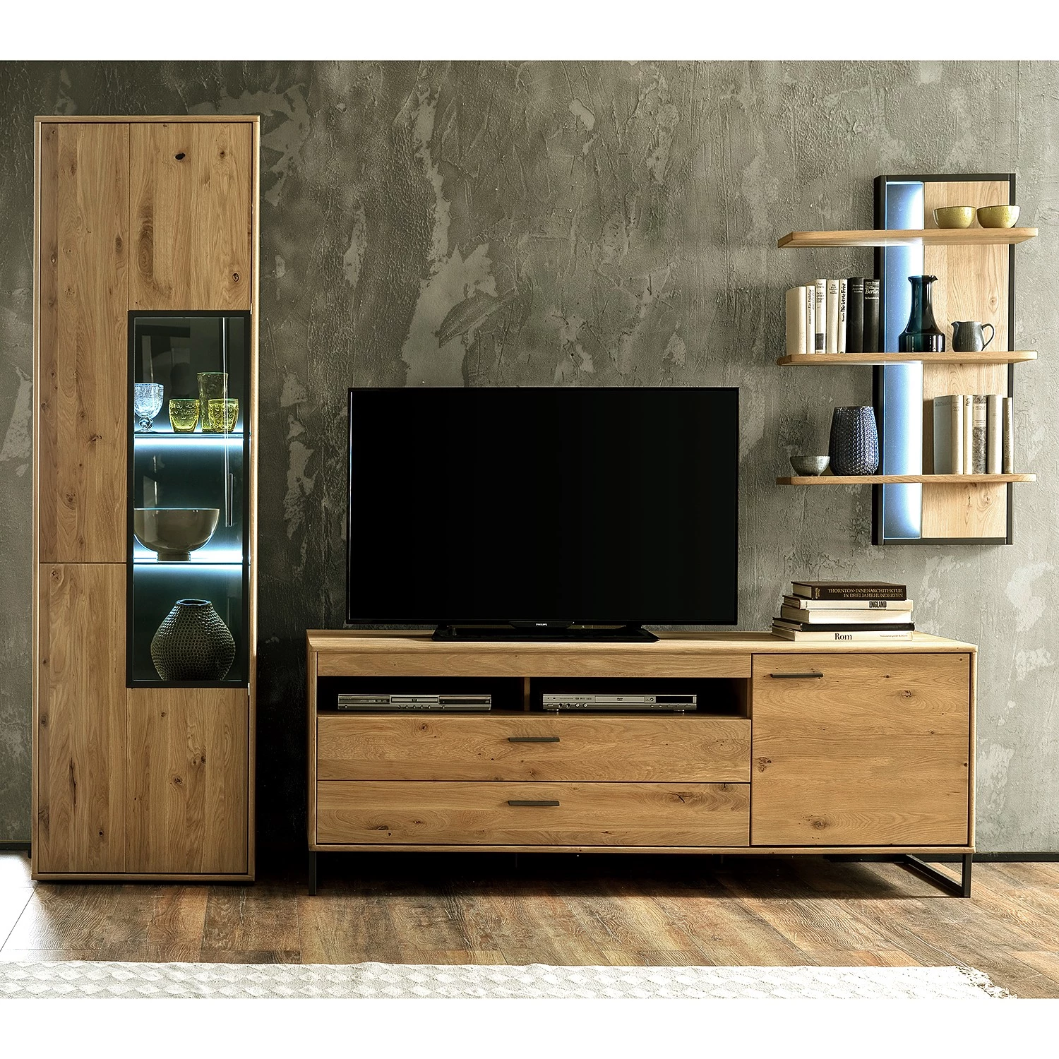 Naturoo Vitrine Kiah - Chêne à nœuds massif 3 Naturoo Vitrine Kiah - Chêne à nœuds massif – Image 3