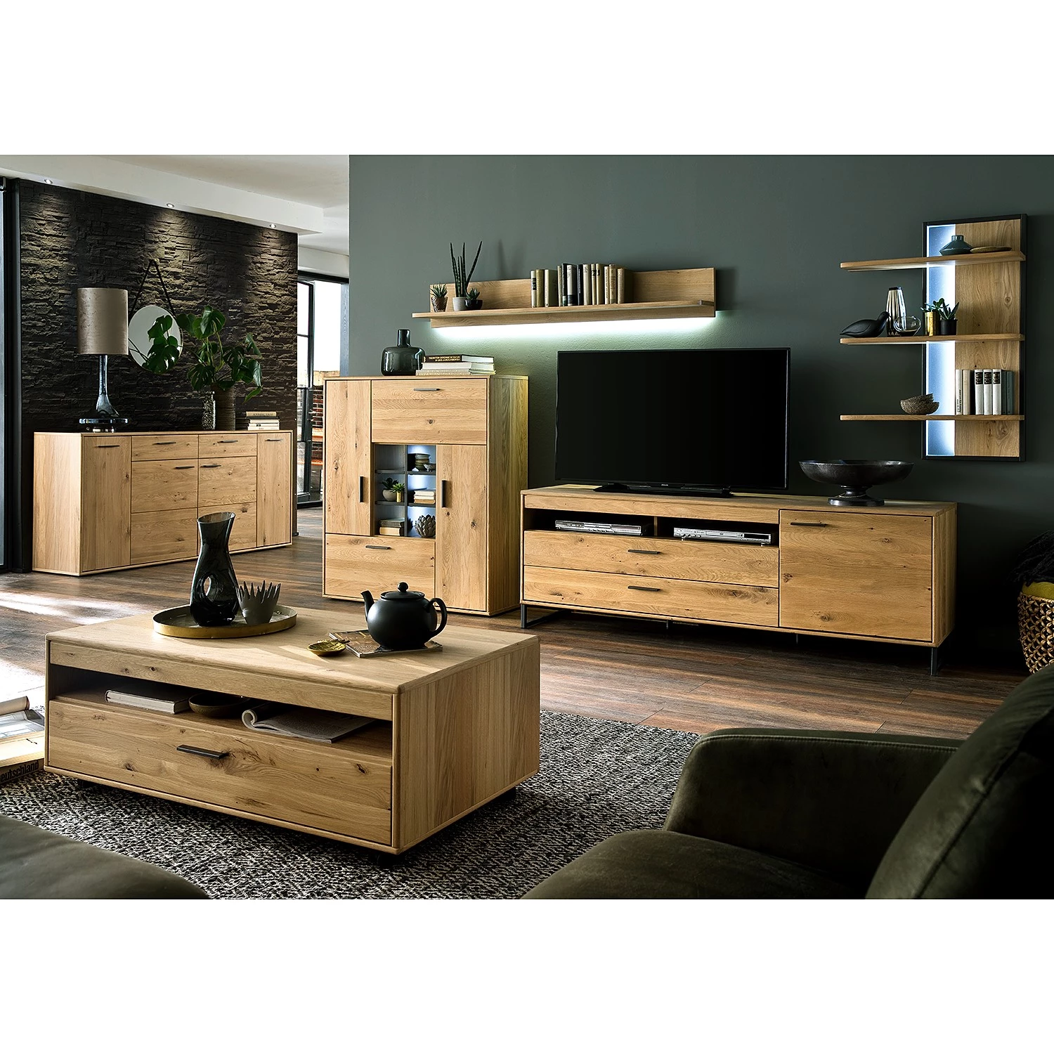 Naturoo Étagère murale Kiah - Chêne à nœuds massif 2 Naturoo Étagère murale Kiah - Chêne à nœuds massif – Image 2