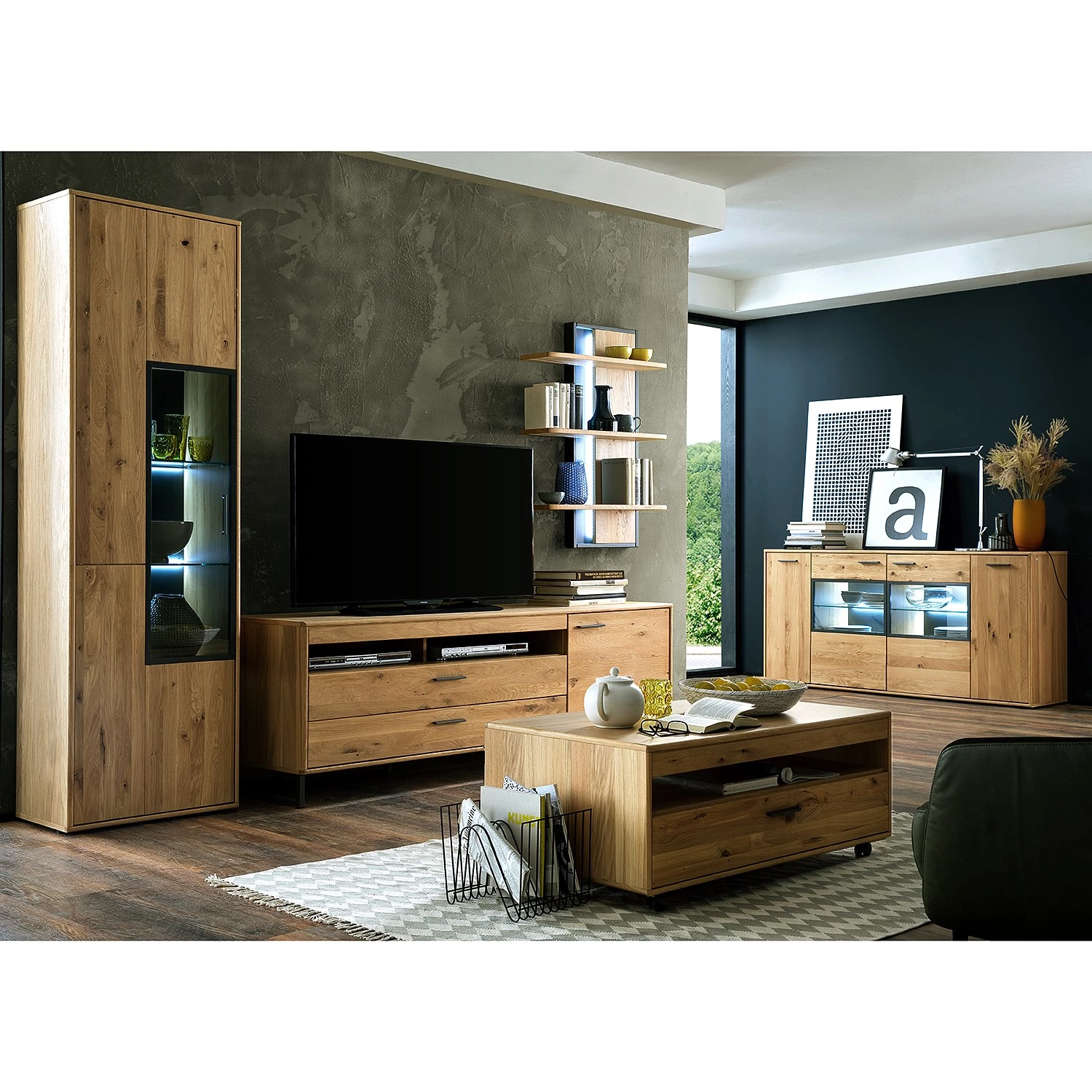 Naturoo Étagère murale Kiah - Chêne à nœuds massif 2 Naturoo Étagère murale Kiah - Chêne à nœuds massif – Image 2