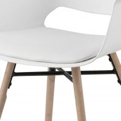 Mørteens Chaises à accoudoirs Camara (lot de 2) - Blanc -Meubles de salle à manger Soldes Magasin 1000163191 190315 15245500057 GALLERYIMAGES P000000001000163191