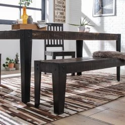 Ars manufacti Salle à manger complète Keyport (4 él.) - Manguier massif 17 Ars manufacti Salle à manger complète Keyport (4 él.) - Manguier massif -Meubles de salle à manger Soldes Magasin 1000163981 190628 09432600034 GALLERYIMAGES P000000001000163981