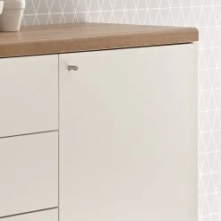 Norrwood Enfilade Gyland - Blanc matt / Imitation chêne Riviera 20 Norrwood Enfilade Gyland - Blanc matt / Imitation chêne Riviera -Meubles de salle à manger Soldes Magasin 1000164014 190307 08392400100 GALLERYIMAGES P000000001000164014