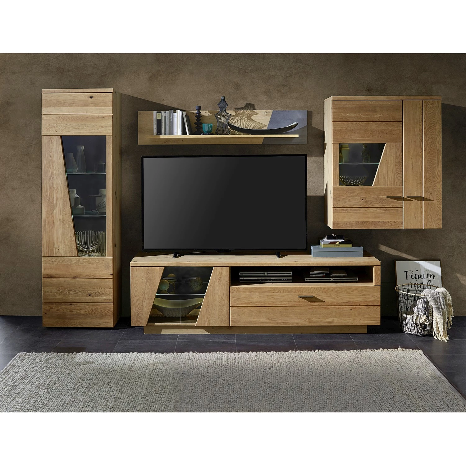 Naturoo Étagère murale Kalorama - Chêne artisan / Imitation béton 2 Naturoo Étagère murale Kalorama - Chêne artisan / Imitation béton – Image 2