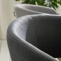 Mørteens Chaise à accoudoirs Buggio - Tissu / Hévéa massif - Tissu Cors: Gris foncé - 1 chaise -Meubles de salle à manger Soldes Magasin 1000164524 210208 08242400023 DETAILS P000000001000164524