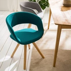 Mørteens Chaise à accoudoirs Buggio - Tissu / Hévéa massif - Tissu Cors: Pétrole - 1 chaise 27 Mørteens Chaise à accoudoirs Buggio - Tissu / Hévéa massif - Tissu Cors: Pétrole - 1 chaise -Meubles de salle à manger Soldes Magasin 1000164525 210208 08242400027 MOOD DETAILS P000000001000164525 mood