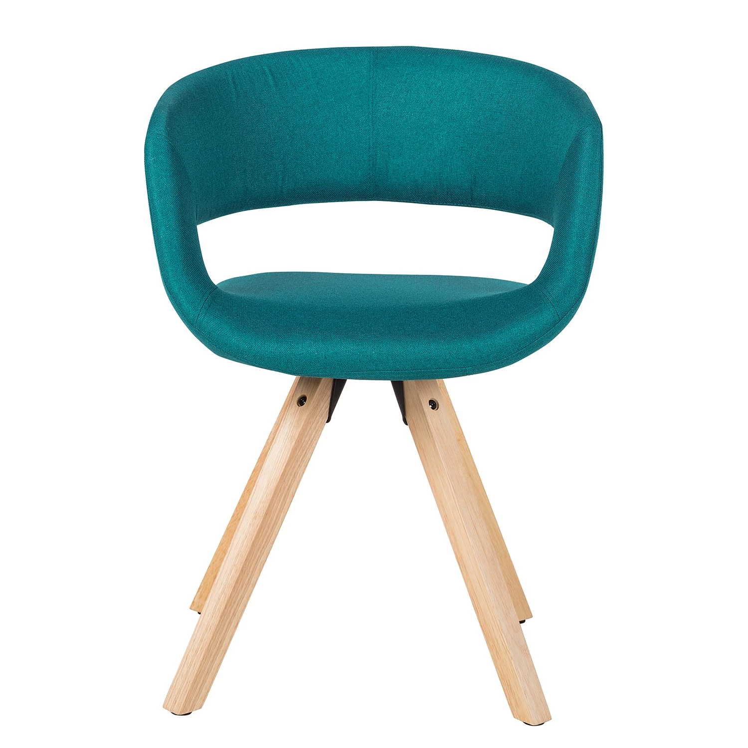 Mørteens Chaise à accoudoirs Buggio - Tissu / Hévéa massif - Tissu Cors: Pétrole - 1 chaise 6 Mørteens Chaise à accoudoirs Buggio - Tissu / Hévéa massif - Tissu Cors: Pétrole - 1 chaise – Image 6