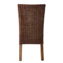 Wolf-Möbel Chaises Bali II (lot de 2) - Rotin / Bois de suar massif - Marron / Suar -Meubles de salle à manger Soldes Magasin 1000164657 190822 11012900010 DETAILS P000000001000164657