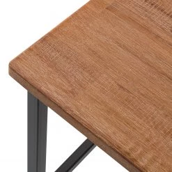 Ars manufacti Chaises Manchester II (lot de 2) - Acacia massif / Métal - Acacia / Noir -Meubles de salle à manger Soldes Magasin 1000164684 191010 11422400006 DETAILS P000000001000164684