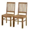 Naturoo Chaises Gaspar (lot de 2) - Sheesham massif