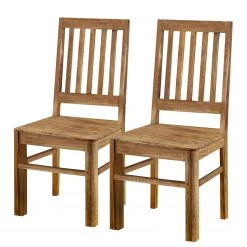 Naturoo Chaises Gaspar (lot de 2) - Sheesham massif
