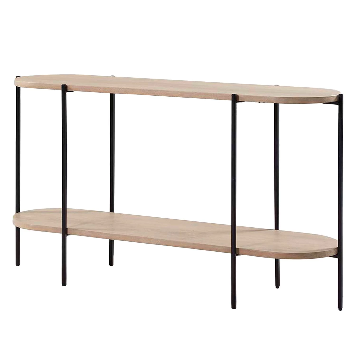 Norrwood Console Longavi - Manguier massif / Métal - Manguier / Noir 1 Norrwood Console Longavi - Manguier massif / Métal - Manguier / Noir