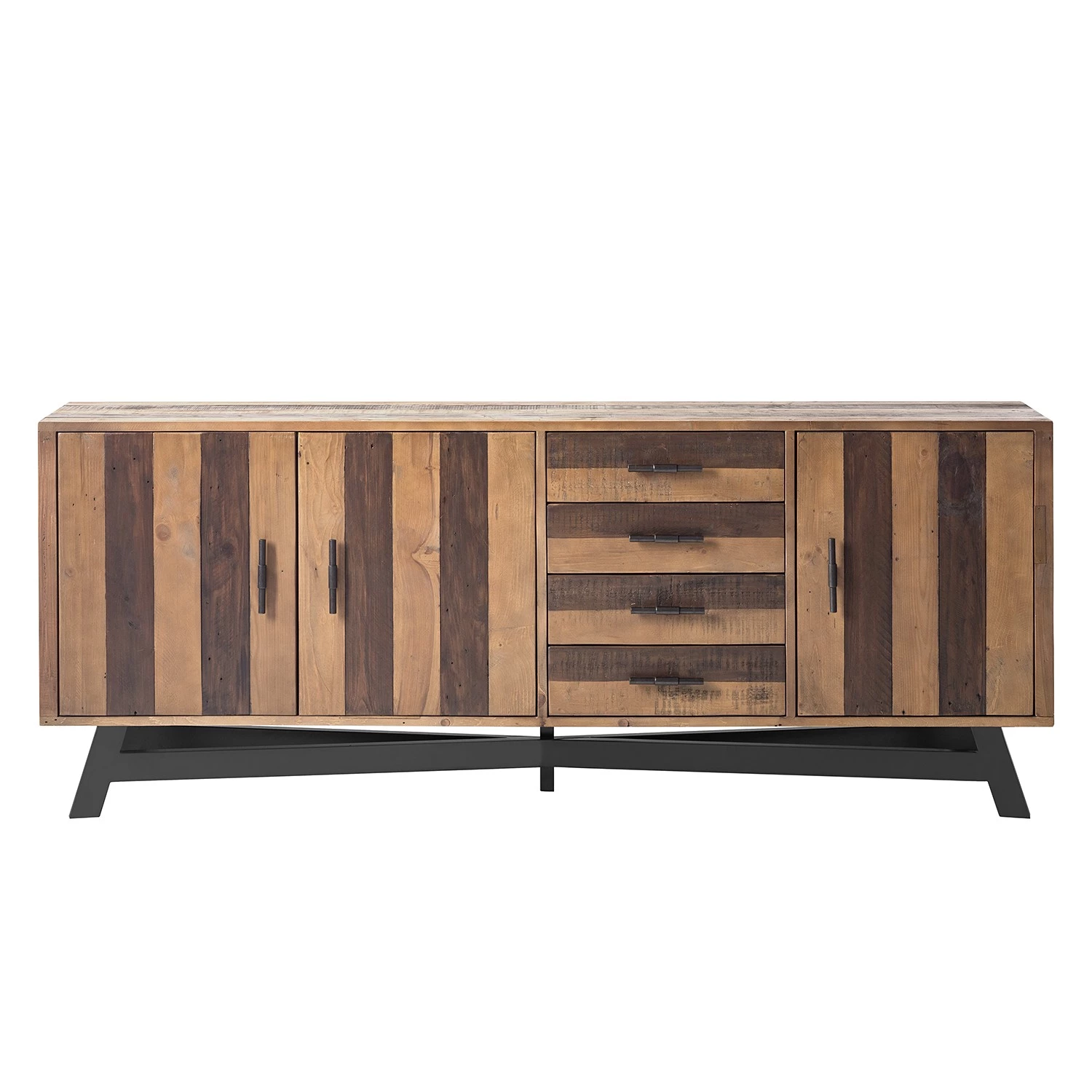 Ars manufacti Buffet Tamati II - Pin massif / Fer - Pin / Noir 13 Ars manufacti Buffet Tamati II - Pin massif / Fer - Pin / Noir – Image 13