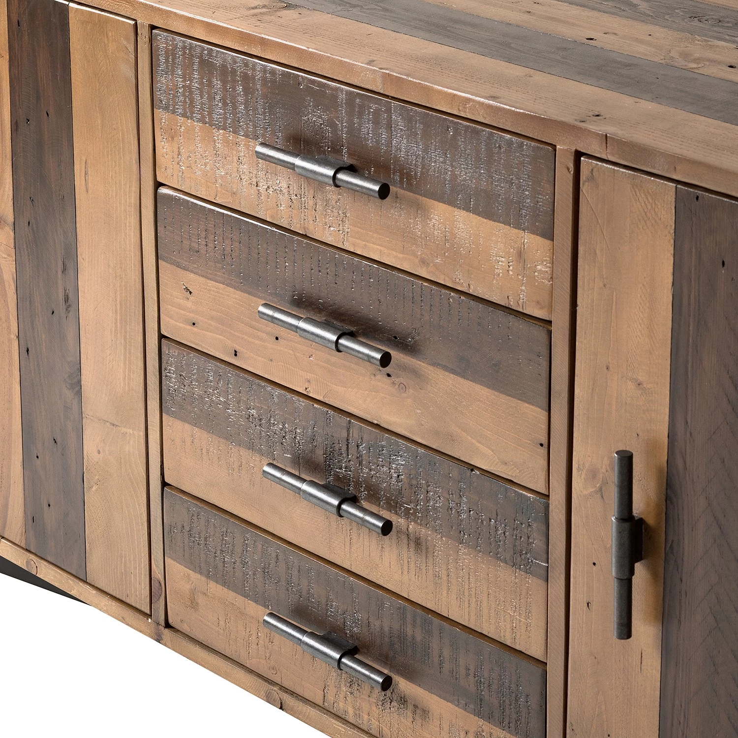 Ars manufacti Buffet Tamati II - Pin massif / Fer - Pin / Noir 17 Ars manufacti Buffet Tamati II - Pin massif / Fer - Pin / Noir – Image 17