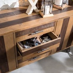 Ars manufacti Buffet Tamati II - Pin massif / Fer - Pin / Noir 28 Ars manufacti Buffet Tamati II - Pin massif / Fer - Pin / Noir -Meubles de salle à manger Soldes Magasin 1000166787 200117 06085800010 MOOD DETAILS P000000001000166787 mood