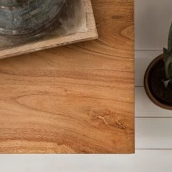 Ars Natura Buffet Vardo - Acacia massif / Métal - Acacia / Noir -Meubles de salle à manger Soldes Magasin 1000166791 191030 08503100012 DETAILS P000000001000166791