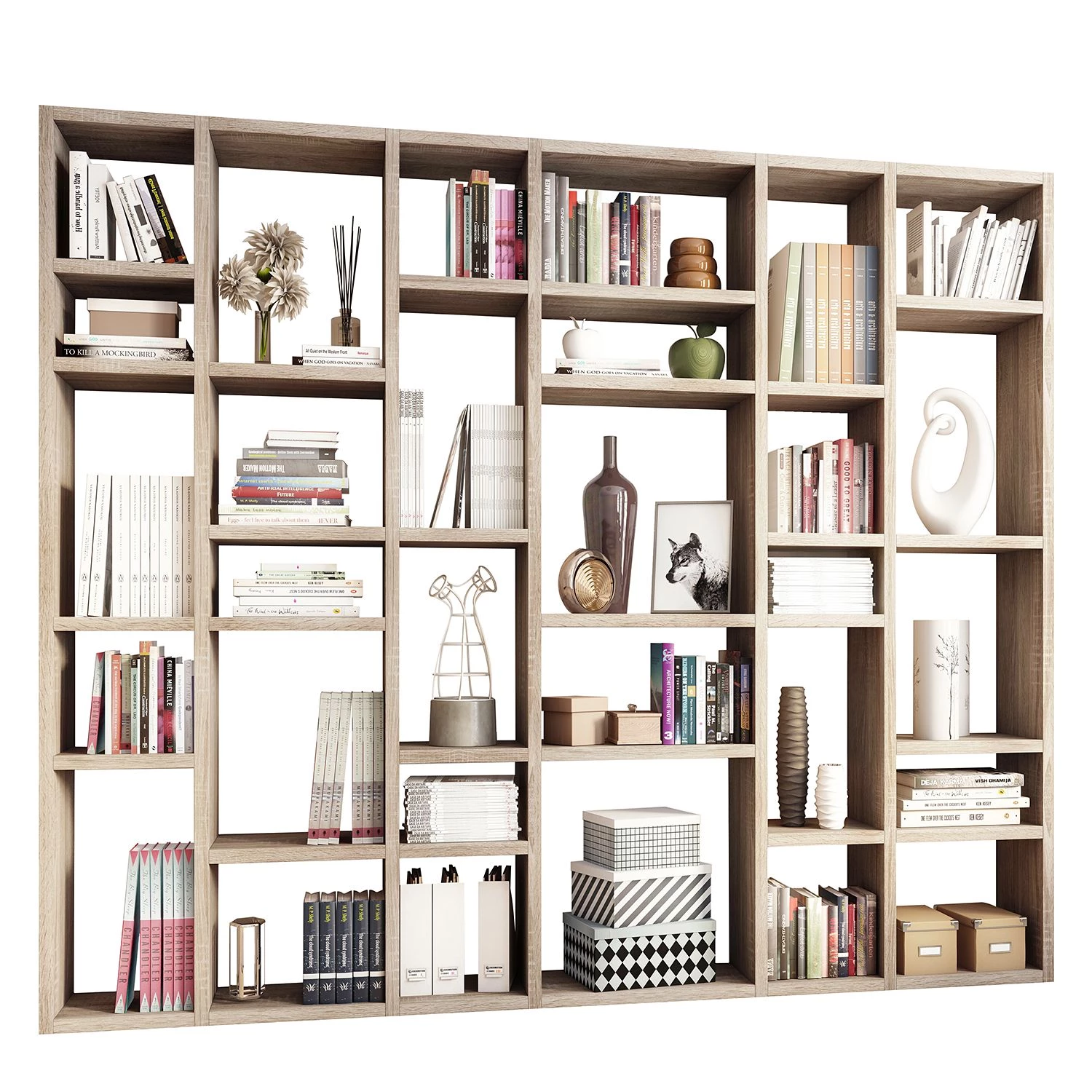 Loftscape Bibliothèque Emporior IV - Imitation chêne de Sonoma - Largeur : 260 cm 1 Loftscape Bibliothèque Emporior IV - Imitation chêne de Sonoma - Largeur : 260 cm