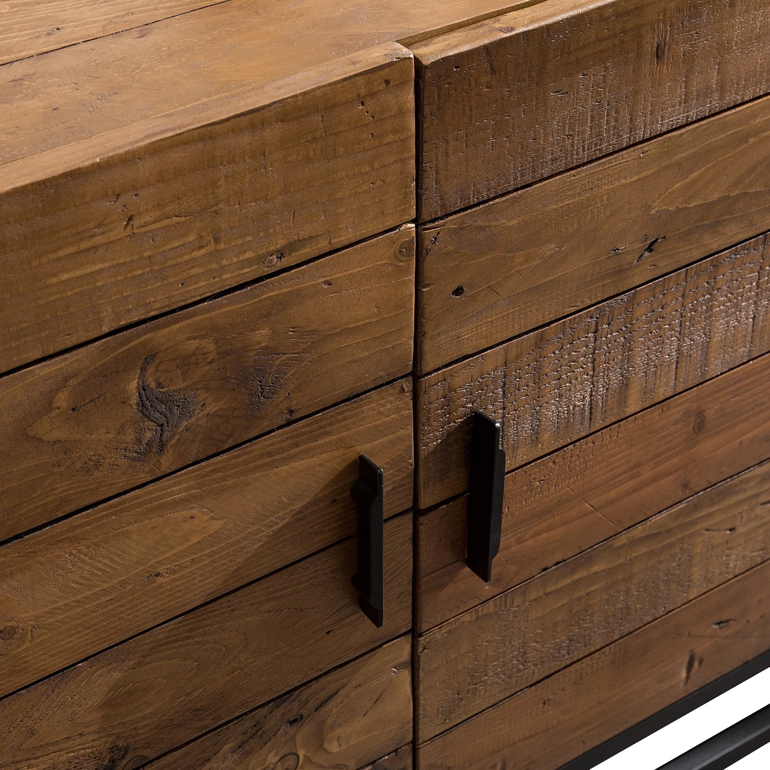 Ars manufacti Buffet Grasby II - Pin recyclé / Métal - Pin foncé / Noir 14 Ars manufacti Buffet Grasby II - Pin recyclé / Métal - Pin foncé / Noir – Image 14