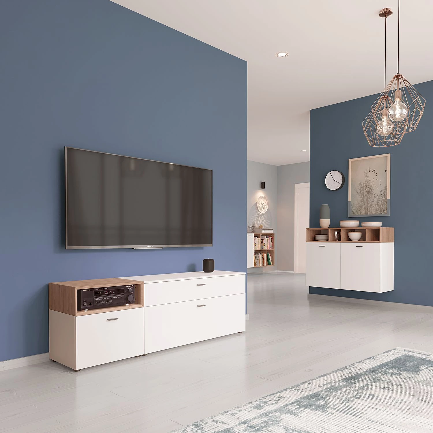 Germania Buffet Coruna I - Imitation chêne Grandson 4 Germania Buffet Coruna I - Imitation chêne Grandson – Image 4