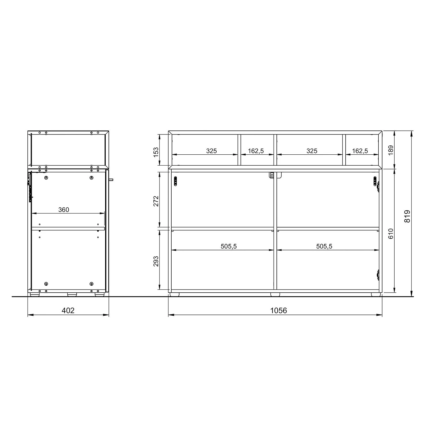 Germania Buffet Coruna I - Imitation chêne Grandson 8 Germania Buffet Coruna I - Imitation chêne Grandson – Image 8