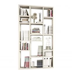 Loftscape Bibliothèque Emporior IV - Blanc crème - Largeur : 120 cm