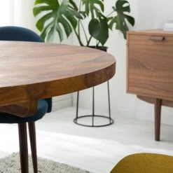 Ars Natura Table Ohio - Sheesham massif - Ciré -Meubles de salle à manger Soldes Magasin 1000169000 210118 08485200004 DETAILS P000000001000169000