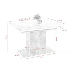 Mooved Table Tonio - Imitation béton -Meubles de salle à manger Soldes Magasin 1000169031 220505 500 SKETCH DETAILS P000000001000169031 sketch